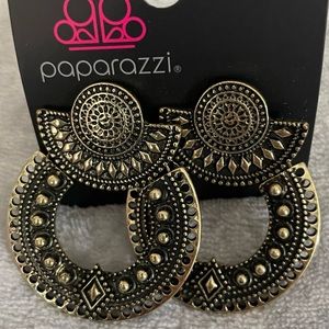 Paparazzi Brass Earrings